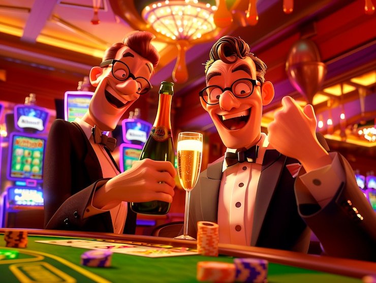 Live casino dealer table with multiple camera angles